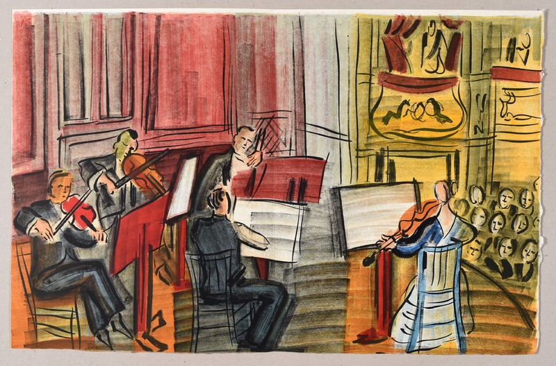 Concert des anges. [Compositions de] Raoul Dufy.