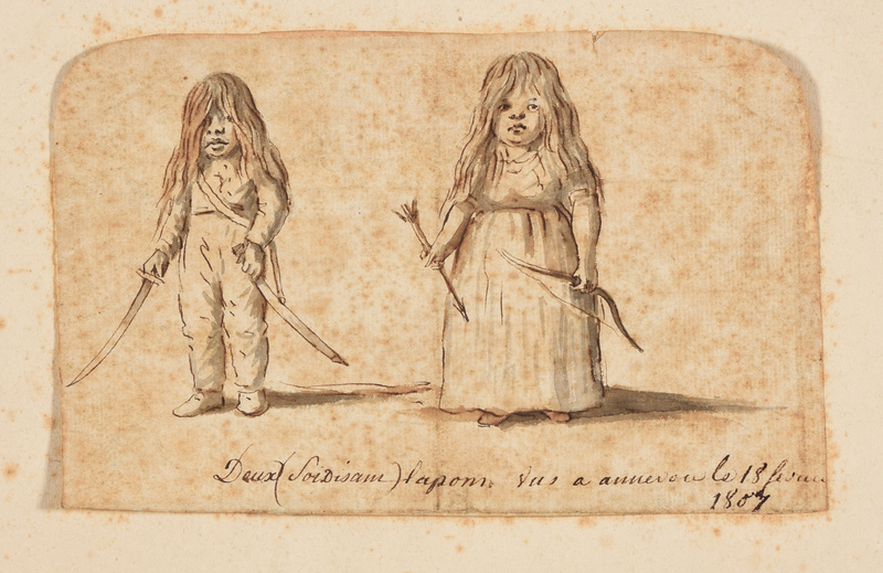 A boy and girl from Sápmi (